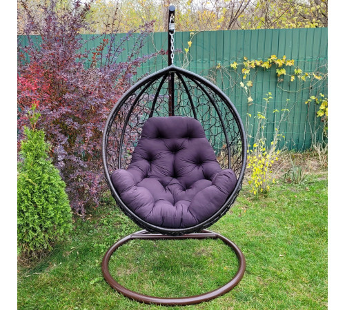 Подушка для крісла-кокона Greengard 130 х 110 х 8 см, коричнева