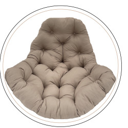 Подушка для крісла-кокона Greengard 10-07 130 х 110 х 8 см, бежева