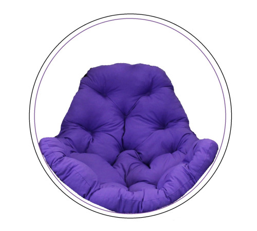 Подушка для крісла-кокона Greengard 130 х 110 х 8 см, фіолетова