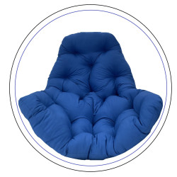 Подушка для крісла-кокона Greengard 130 х 110 х 8 см, синя