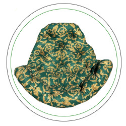 Подушка для крісла-кокона Greengard 10-30 130 х 110 х 8 см, зелена