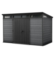 Будиночок садовий Keter Cortina 2.0 342 х 216 х 226 см, темно-сірий