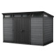 Будиночок садовий Keter Cortina 2.0 342 х 216 х 226 см, темно-сірий