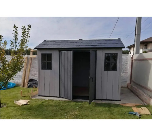 Будиночок садовий Keter OAKLAND 1175 SD 350 х 229 х 254 см, коричнево-сірий