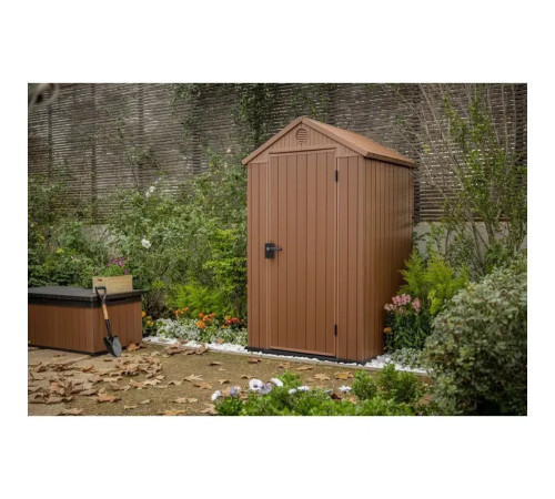 Будиночок садовий Keter Darwin 118 х 117 х 205 см, коричневий