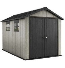Будиночок садовий Keter OAKLAND 7511 229см х 350 х 242 см, коричнево-сірий