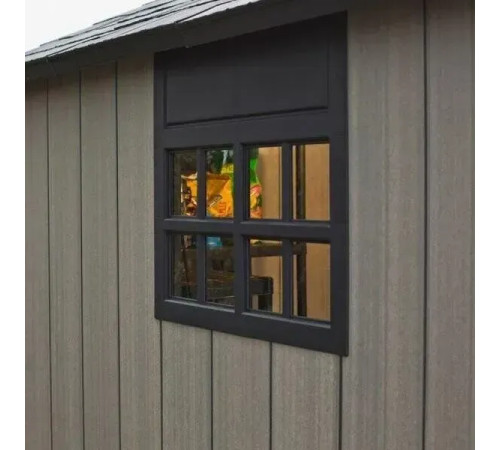 Будиночок садовий Keter OAKLAND 7511 229см х 350 х 242 см, коричнево-сірий