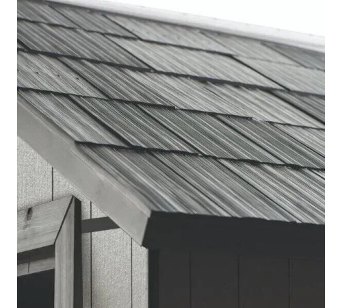 Будиночок садовий Keter OAKLAND 7511 229см х 350 х 242 см, коричнево-сірий