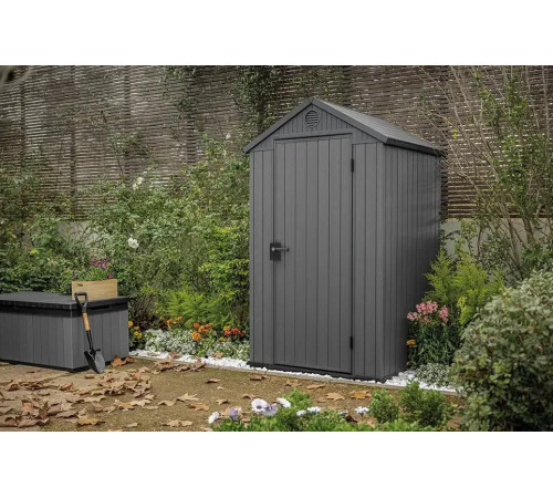 Будиночок садовий Keter Darwin 118 х 117 х 205 см, сірий