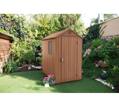 Будиночок садовий Keter Darwin 185 х 126 х 205 см, коричневий