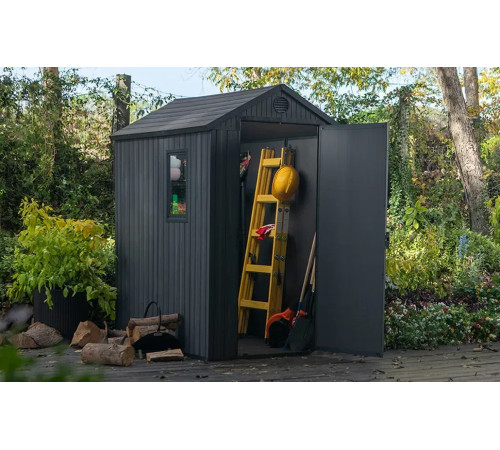 Будиночок садовий Keter Darwin 185 х 126 х 205 см, сірий