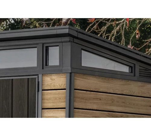 Будиночок садовий Keter Signature Pent 279 х 216 х 226 см, коричневий