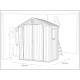 Будиночок садовий Keter Darwin 121 х 190 х 221 см, сірий