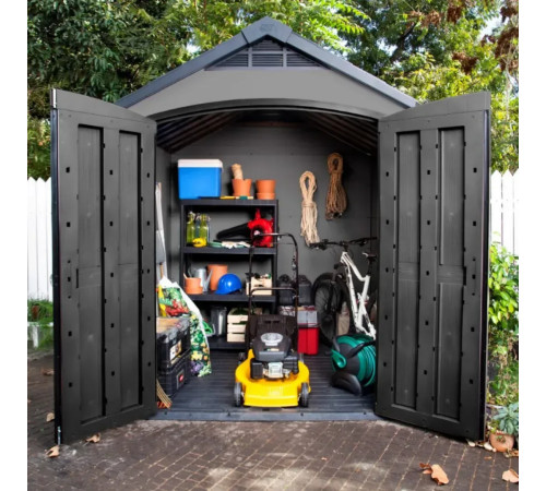 Будиночок садовий Keter Premier 757 228 х 223 х 252 см, сірий