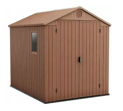 Будиночок садовий Keter Darwin 244 х 190 х 221 см, коричневий