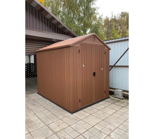 Будиночок садовий Keter Darwin 244 х 190 х 221 см, коричневий