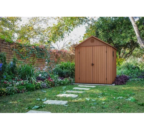 Будиночок садовий Keter Darwin 244 х 190 х 221 см, коричневий