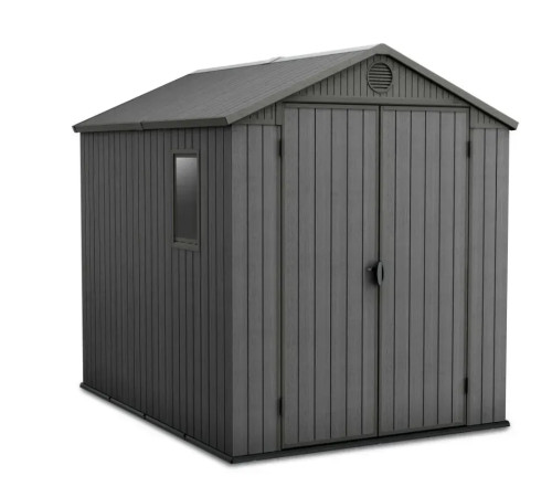 Будиночок садовий Keter Darwin 244 х 190 х 221 см, графіт