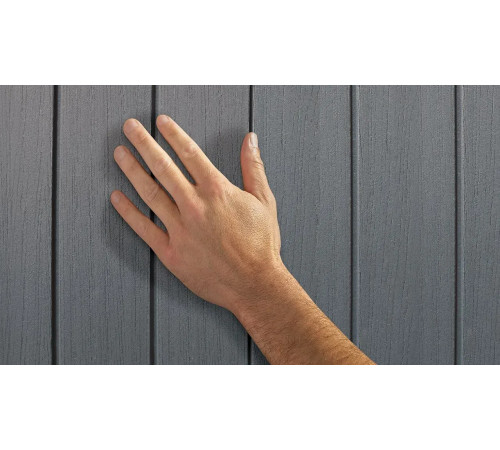 Будиночок садовий Keter Darwin 244 х 190 х 221 см, графіт