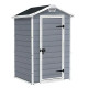 Будиночок садовий Keter MANOR 94 х 128 х 196 см, сірий