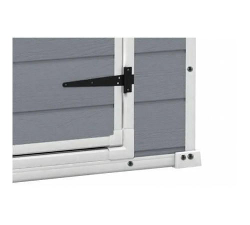 Будиночок садовий Keter MANOR 94 х 128 х 196 см, сірий