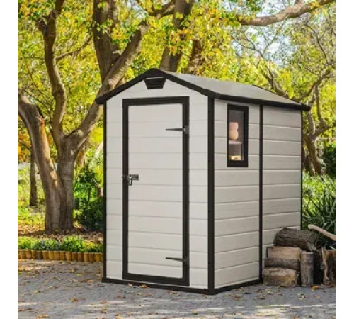 Будиночок садовий Keter MANOR 130 x 192 x 198 см, бежевий