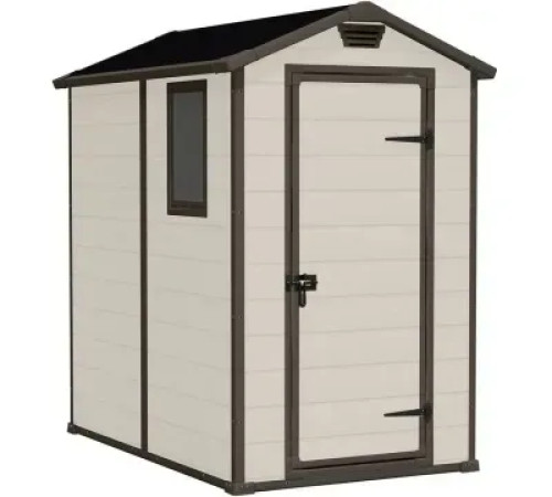 Будиночок садовий Keter MANOR 130 x 192 x 198 см, бежевий