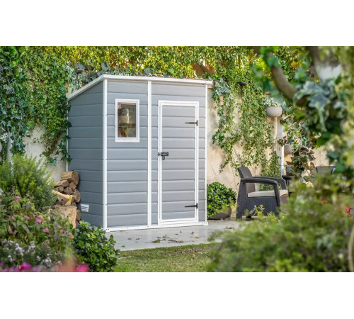 Будиночок садовий Keter MANOR PENT 183 х 111 х 200,5 см, сірий