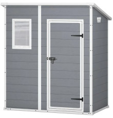 Будиночок садовий Keter MANOR PENT 183 х 111 х 200,5 см, сірий