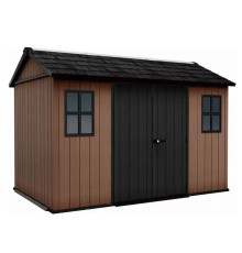 Будиночок садовий Keter Newton Plus 230 х 350 х 246 см, коричневий