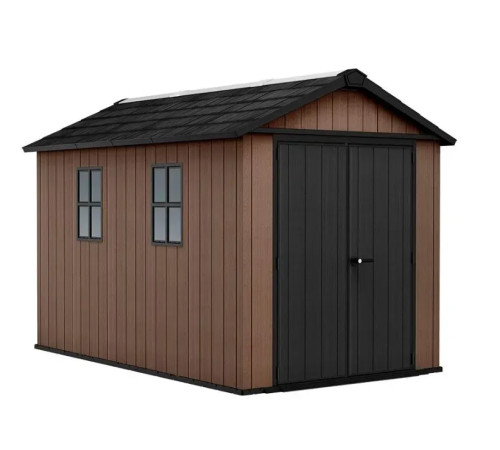 Будиночок садовий Keter Newton Plus 230 х 350 х 246 см, коричневий