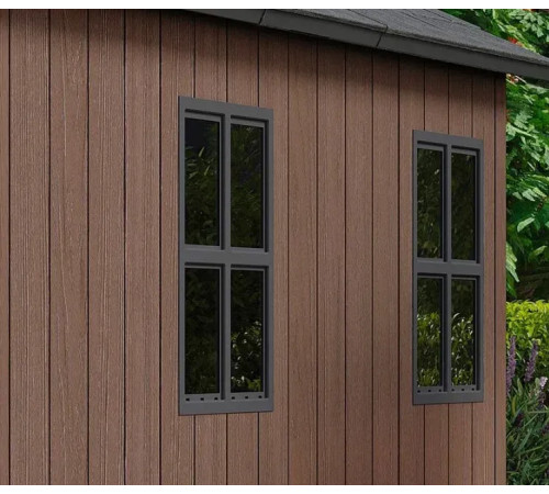 Будиночок садовий Keter Newton Plus 230 х 350 х 246 см, коричневий