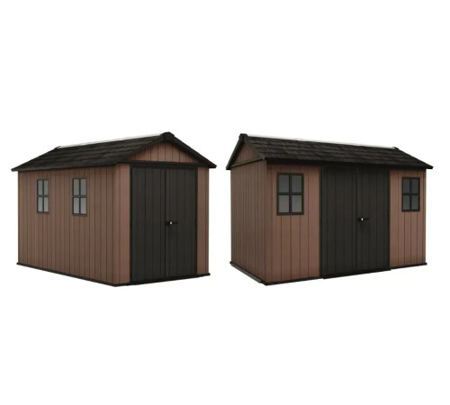 Будиночок садовий Keter Newton Plus 230 х 350 х 246 см, коричневий
