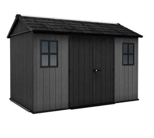 Будиночок садовий Keter Newton Plus 230 х 350 х 246 см, сірий