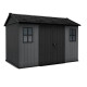 Будиночок садовий Keter Newton Plus 230 х 350 х 246 см, сірий