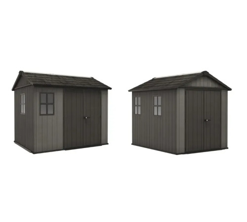 Будиночок садовий Keter Newton Plus 230 х 287 х 246 см, сірий