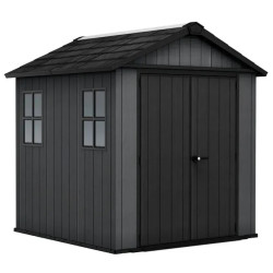 Будиночок садовий Keter Newton Plus 230 х 224 х 246 см, сірий
