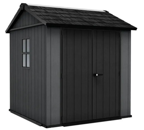 Будиночок садовий Keter Newton Plus 230 х 224 х 246 см, сірий