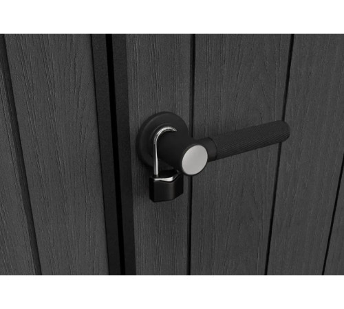 Будиночок садовий Keter Newton Plus 230 х 224 х 246 см, сірий