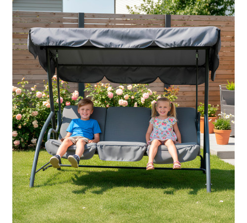 Садова гойдалка Greengard Елегія, сіра