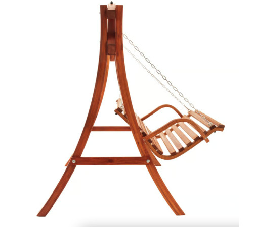 Садова гойдалка Di Volio Grino двомісна, коричнева