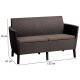 Диван садовий Keter Salemo 2-місний, коричневий
