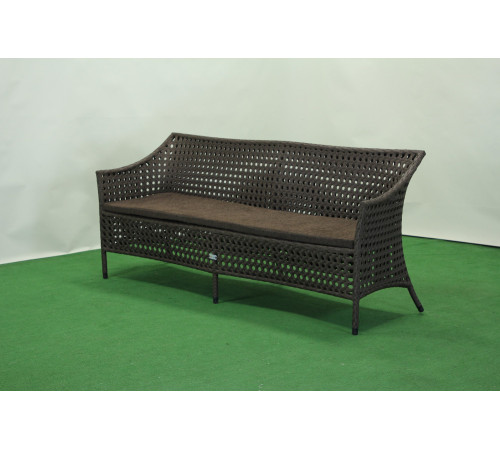 Диван садовий Greengard Лінора 3-місний, коричневий