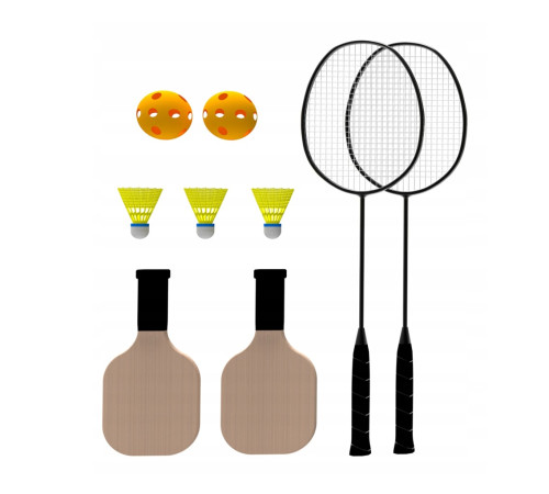 Набір для бадмінтону 2-в-1 Halofit, жовто-чорний