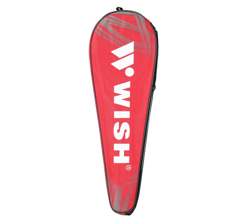 Ракетка для бадмінтону WISH CARBON PRO 67, чорно-оранжева