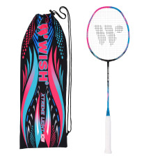 Ракетка для бадмінтону WISH EXTREME LIGHT 103, рожево-блакитна