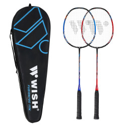 Ракетки для бадмінтону WISH FUSIONTEC 777K, червоно-сині