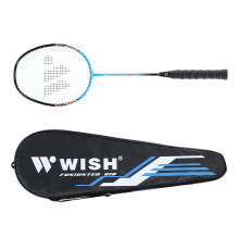 Ракетка для бадмінтону WISH FUSIONTEC 918, чорно-блакитна