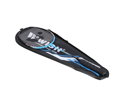 Ракетка для бадмінтону WISH FUSIONTEC 918, чорно-блакитна