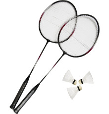 Набір для бадмінтону MASTER Fly 2, чорно-червоний